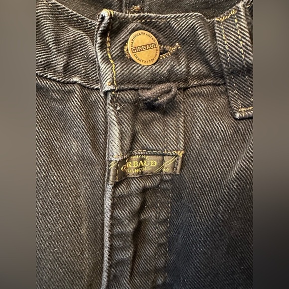 Vintage 90s Marithe Francois Girbaud Black Jeans Women’s Size 20-29x29 Tapered - Picture 2 of 10